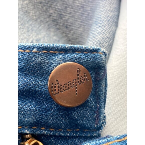 Vintage Wrangler 936DEN Women’s Jeans 31x36 Made in USA Talon 42 Rare Print - Picture 9 of 16